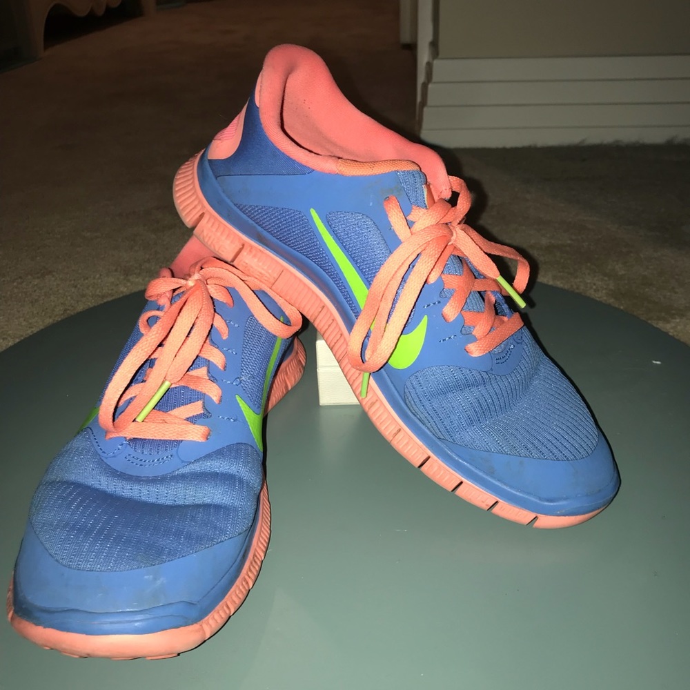 Nike Free 4.0 V3 Neon Running Shoes